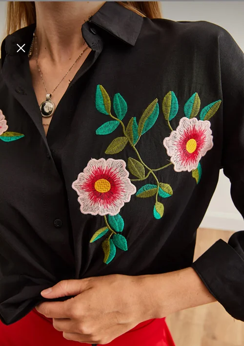 شومیز گلدوزی شده