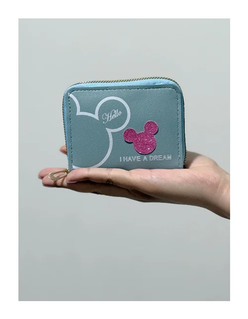 کیف پول میکی موس سبز